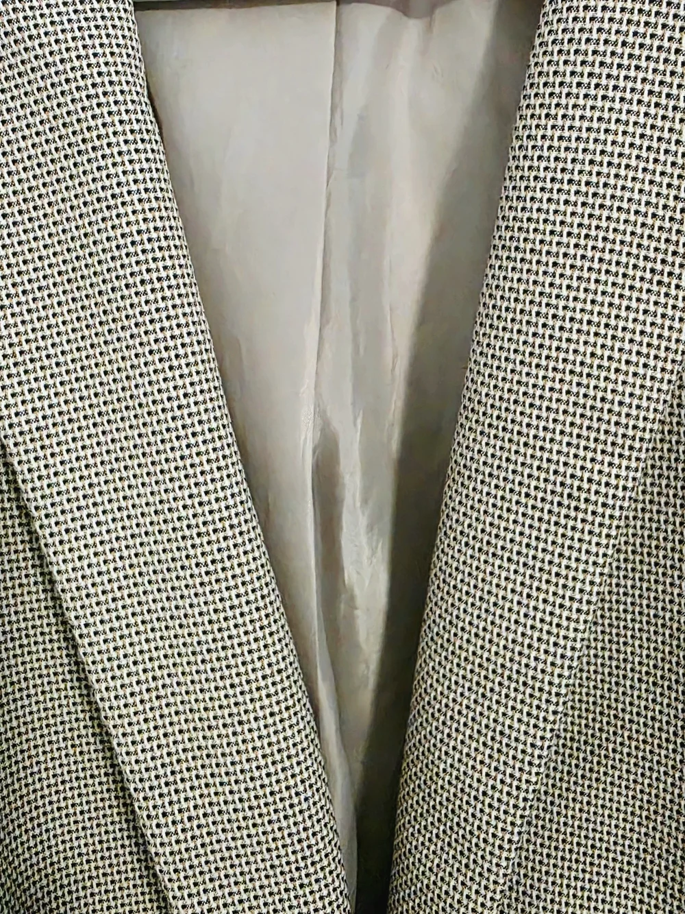 Calvin Klein Women's Beige Textured Blazer
